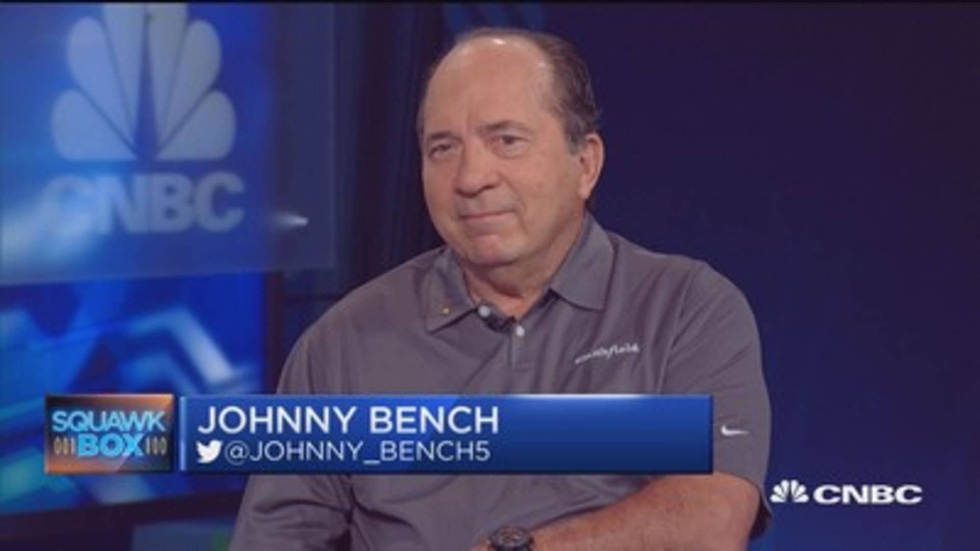Johnny Bench TV Interview Wallpaper