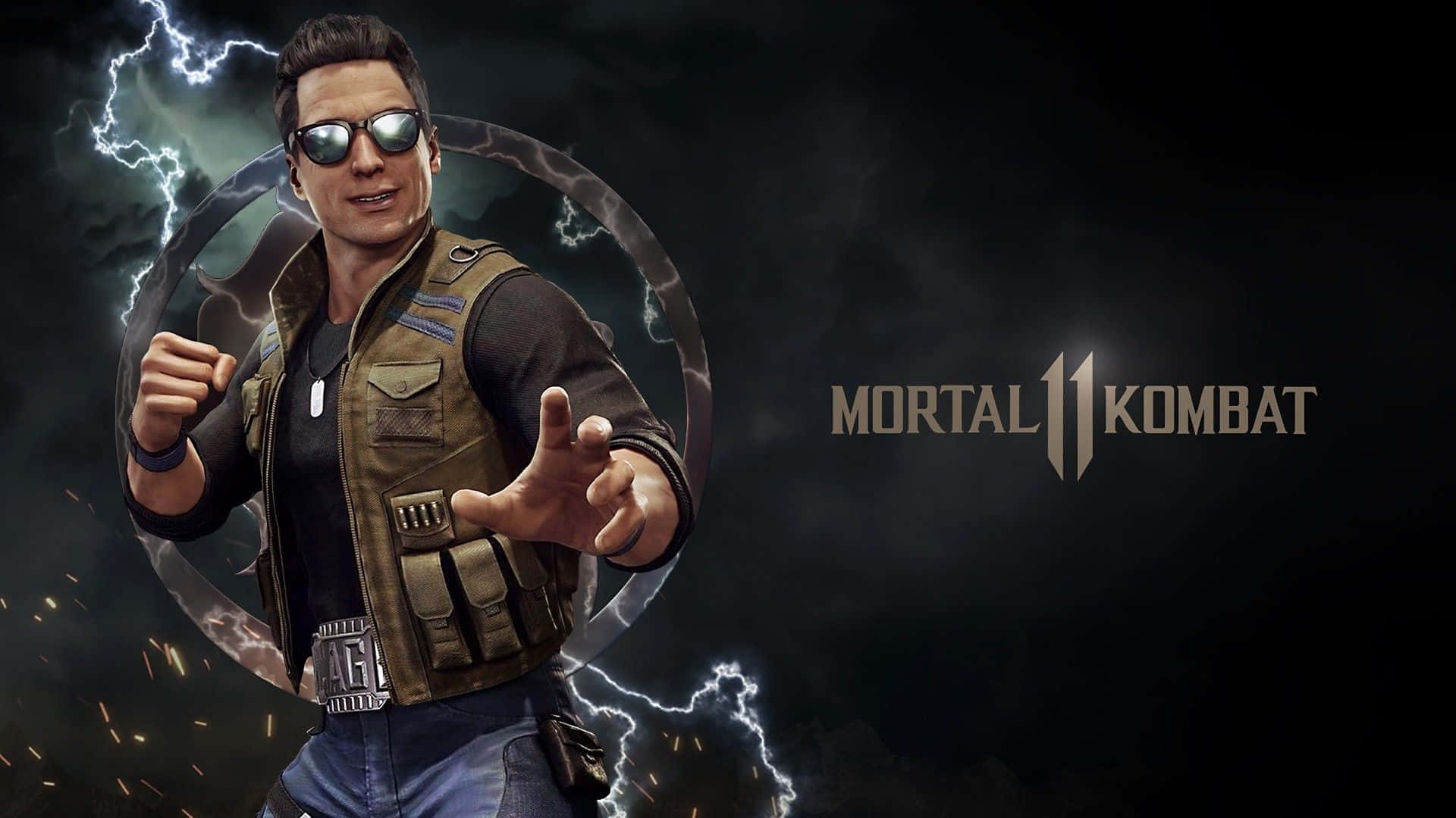 Mortal Kombat Legend: Johnny Cage in Action Wallpaper