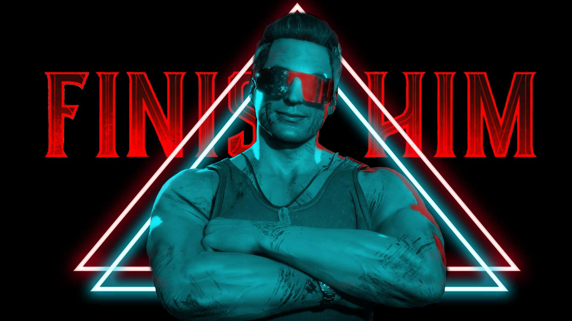 Johnny Cage in Action - A Fighter, A Showman Wallpaper