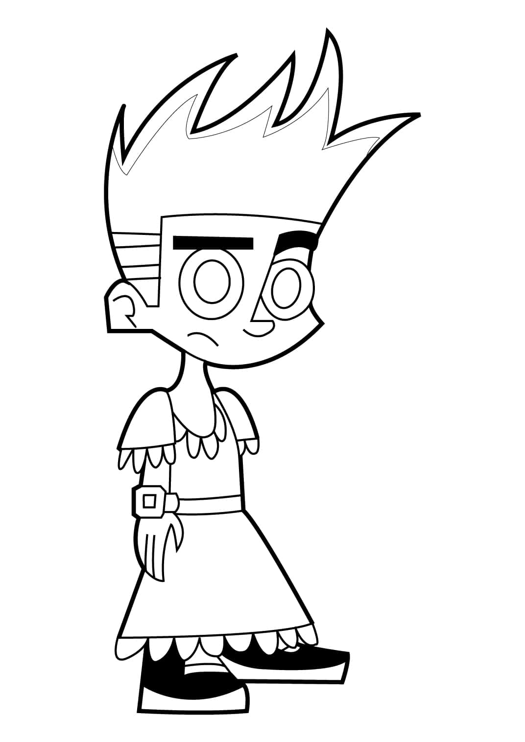 Download Johnny Test Strikes a Pose Wallpaper | Wallpapers.com