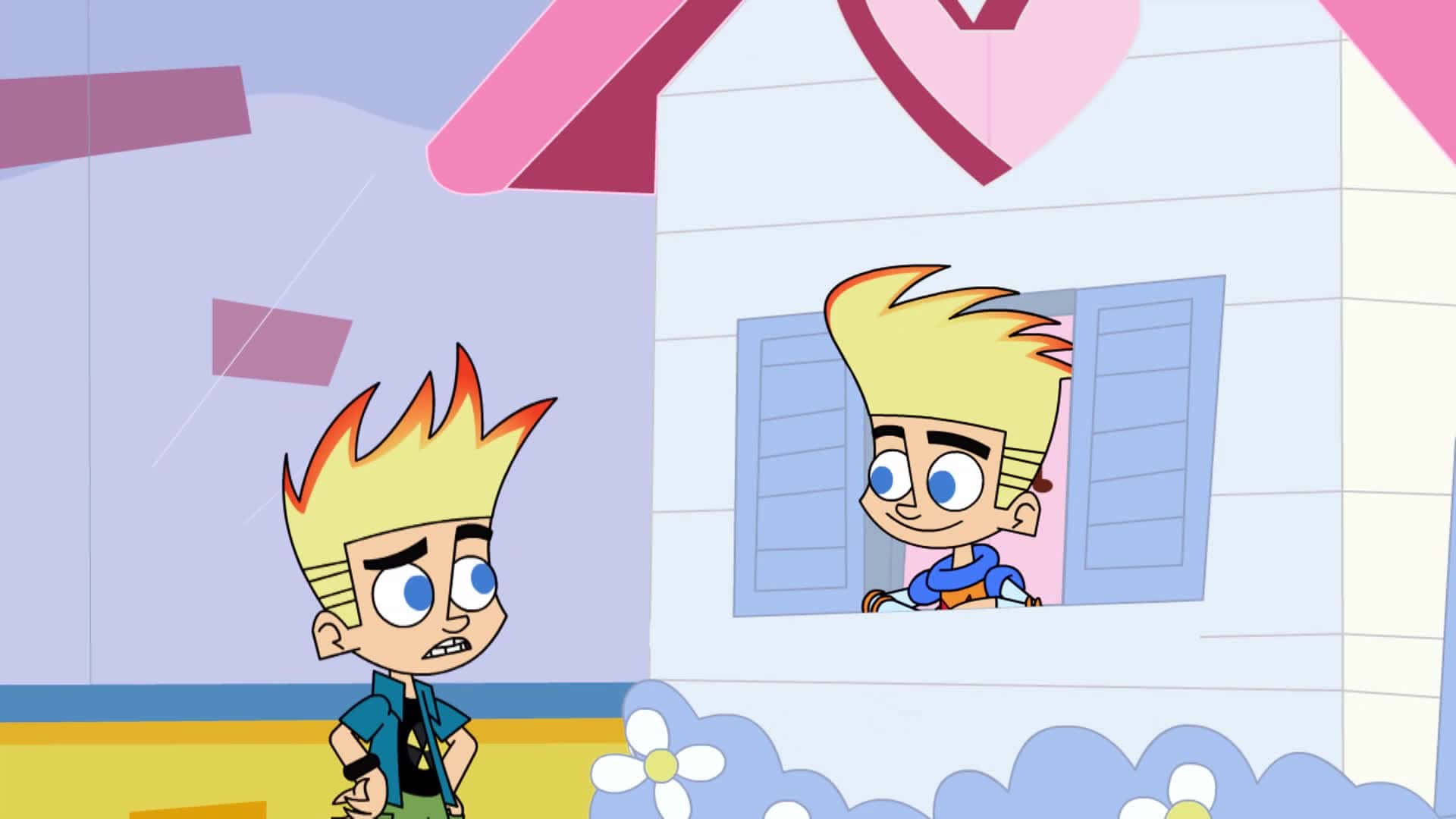Action-Packed Johnny Test and Friends Wallpaper Wallpaper