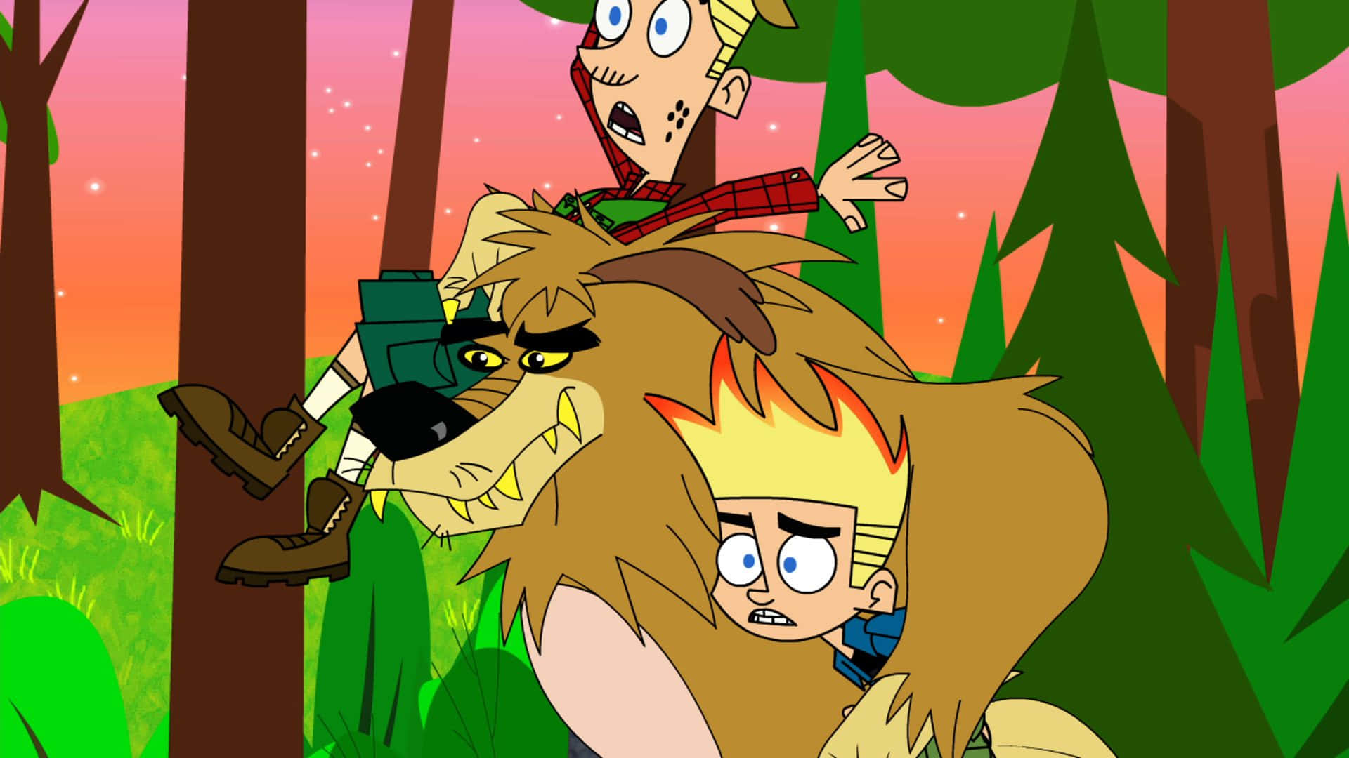 Johnny Test's Exciting Adventures Unfold! Wallpaper