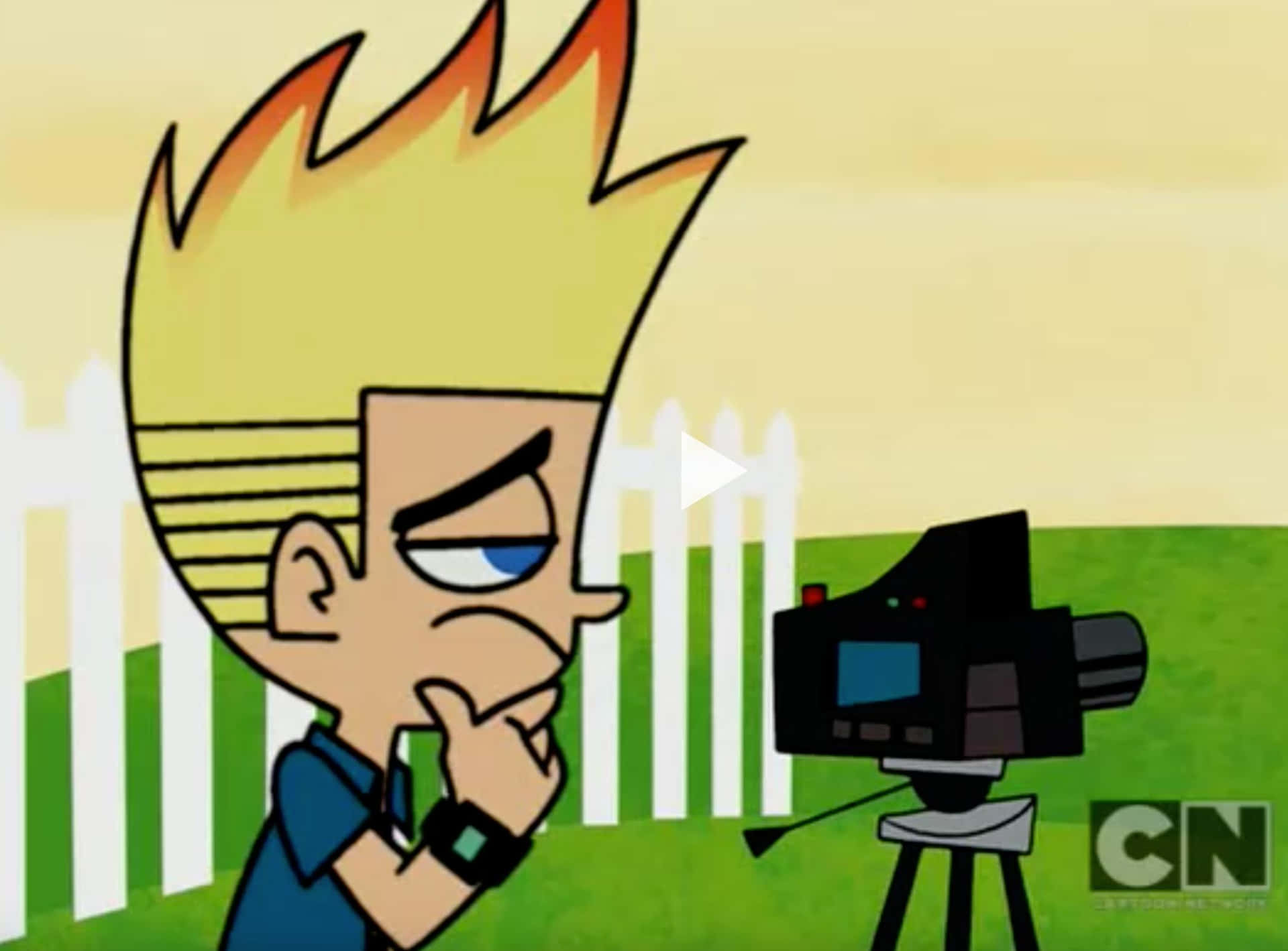 Johnny Test En Dukey In Actie Achtergrond