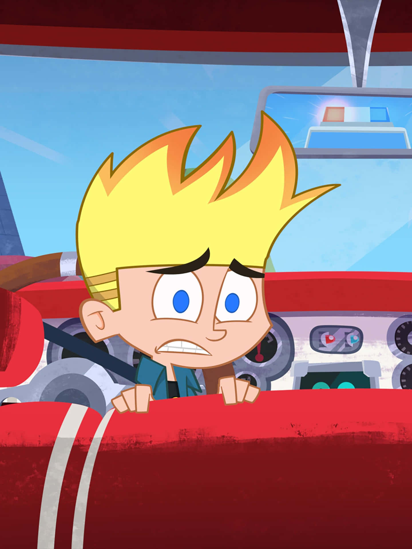 Caption: Johnny Test and Dukey in a wild adventure Wallpaper