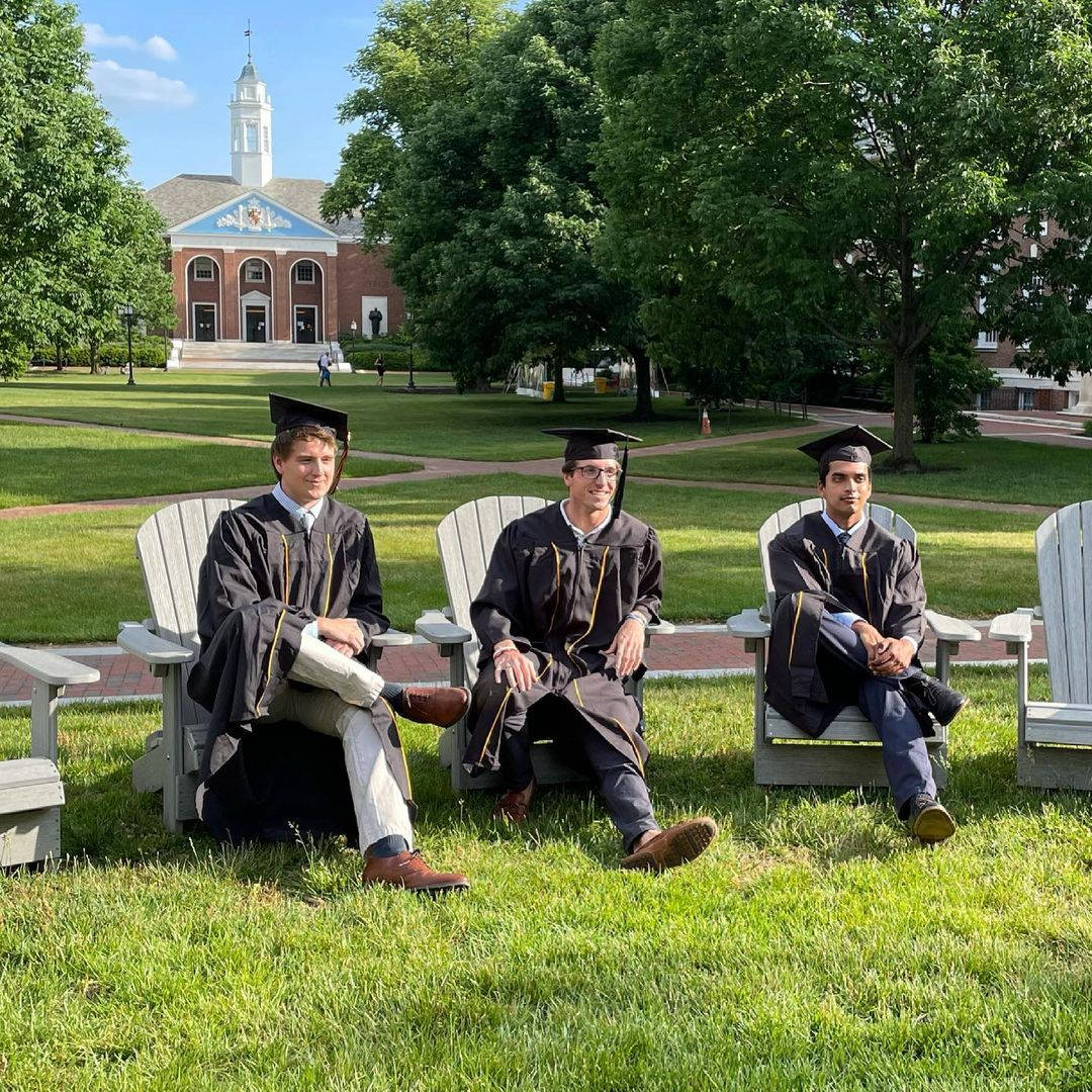 Johns Hopkins University Graduates Posing Wallpaper
