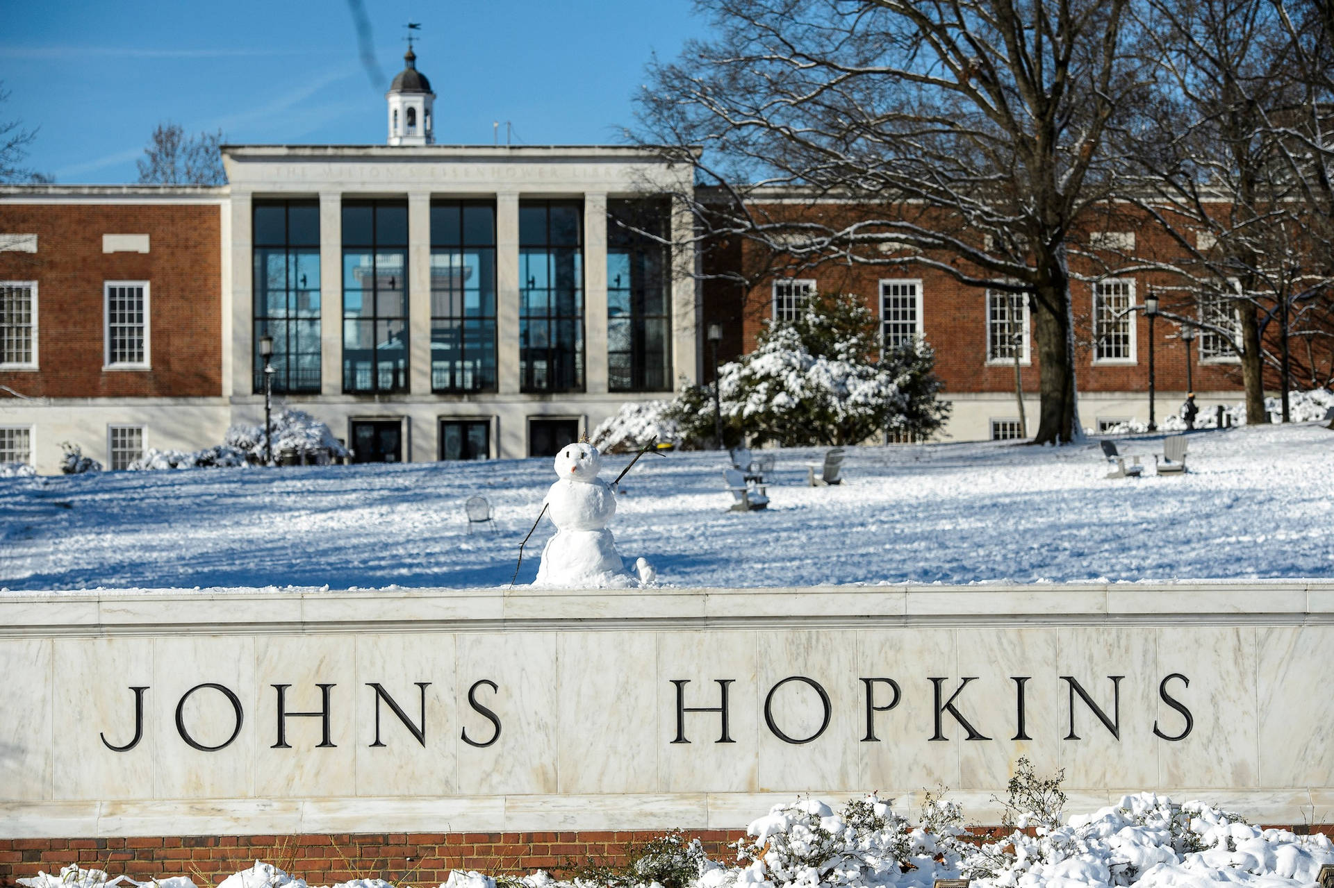 Johns Hopkins University Snowman Wallpaper