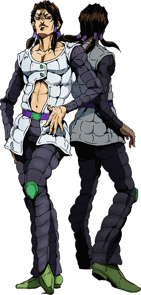 Jojo Character With Stand PNG