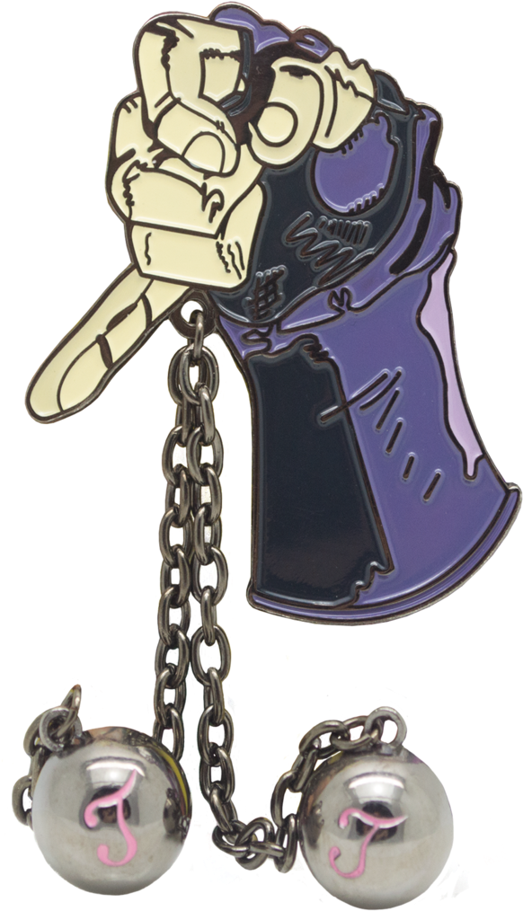 Jojo Inspired Hand Keychain PNG