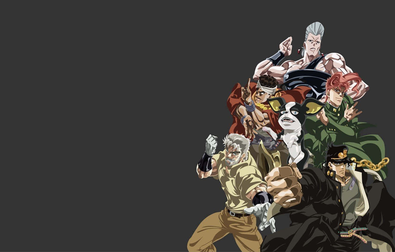 "Experience the Fearless Adventures of Jojo with the Manga Series !" Wallpaper