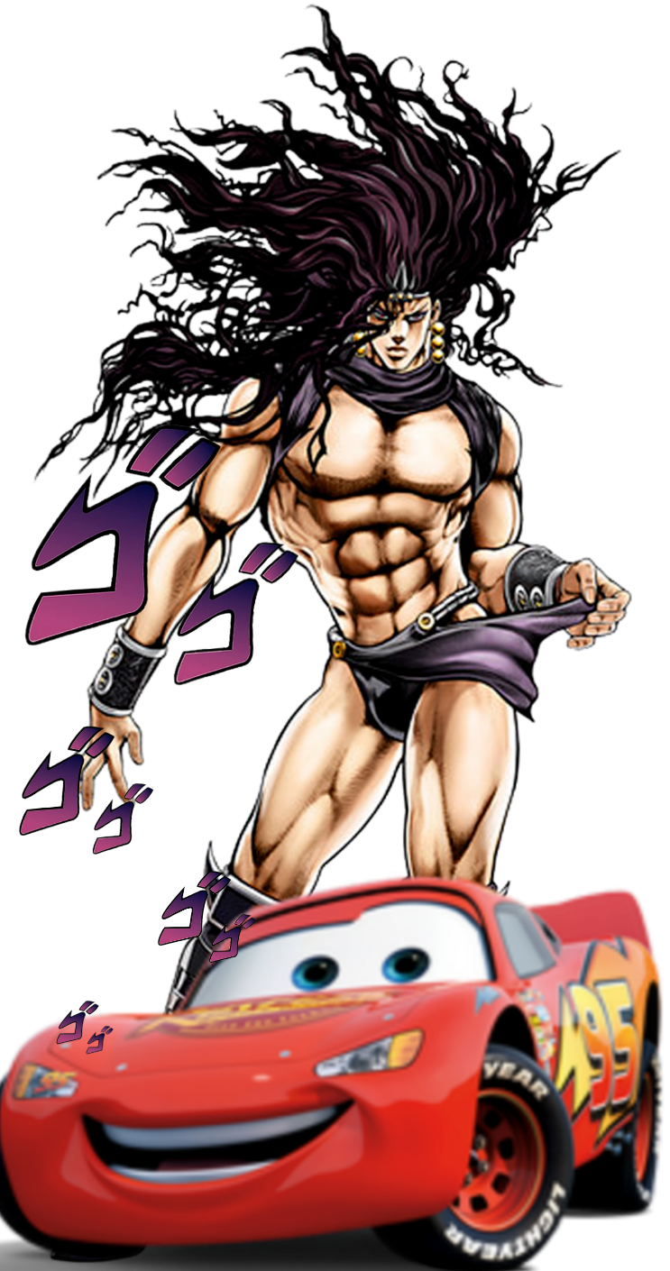 Jojo Meets Cars Crossover PNG