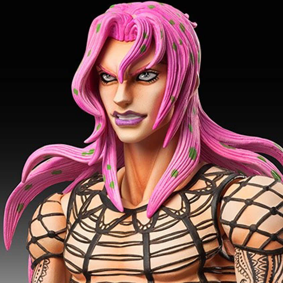 Diavolo, the mysterious and powerful antagonist from Jojo's Bizarre Adventure Wallpaper