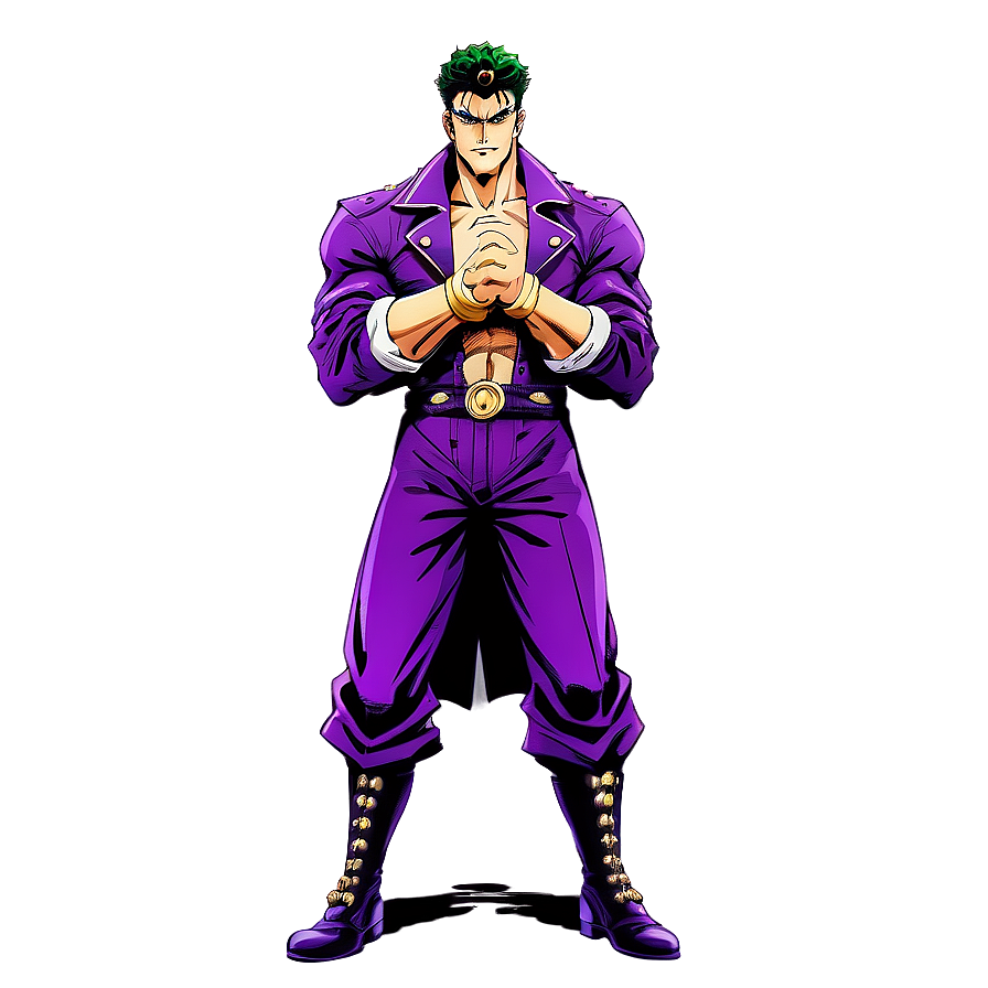 Download Jojo's Bizarre Adventure Menacing Png Onf78 | Wallpapers.com