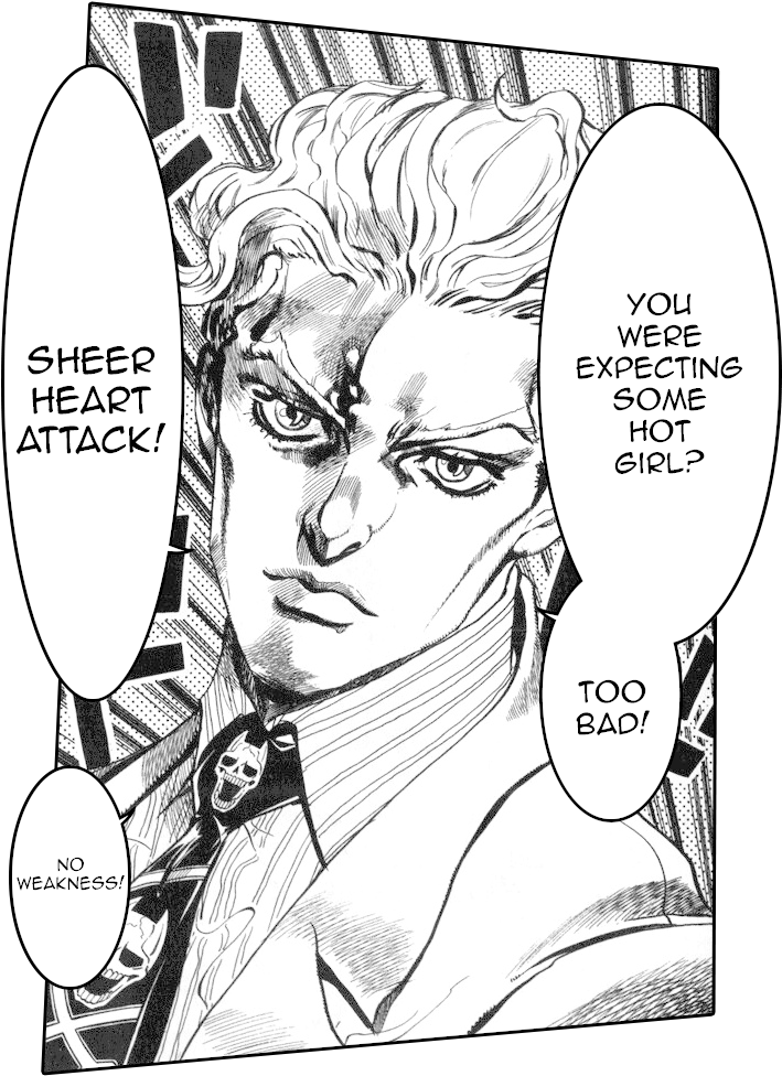 Jojo Sheer Heart Attack Panel PNG