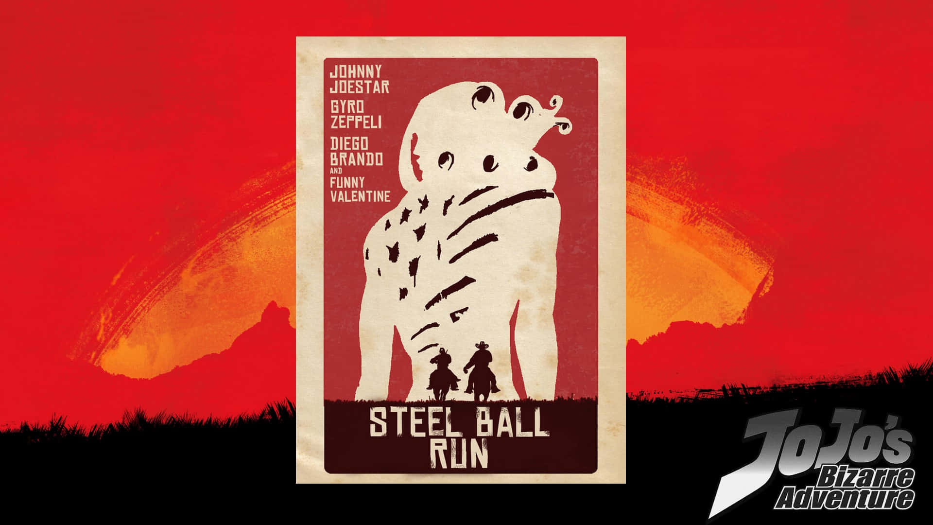 Allies in Adventure - Jojo Steel Ball Run Wallpaper Wallpaper