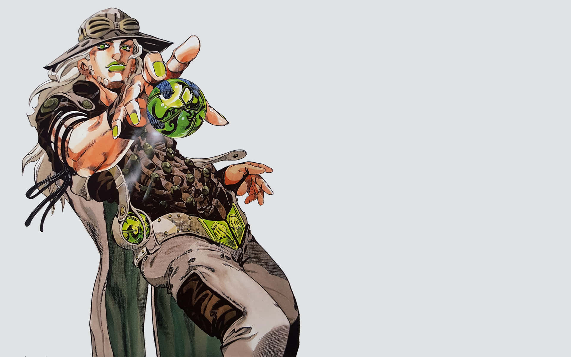 Fanart A wallpaper to commemorate recently finishing Part 7 and my  favourite character in all of JoJo Gyro Zeppeli  rStardustCrusaders