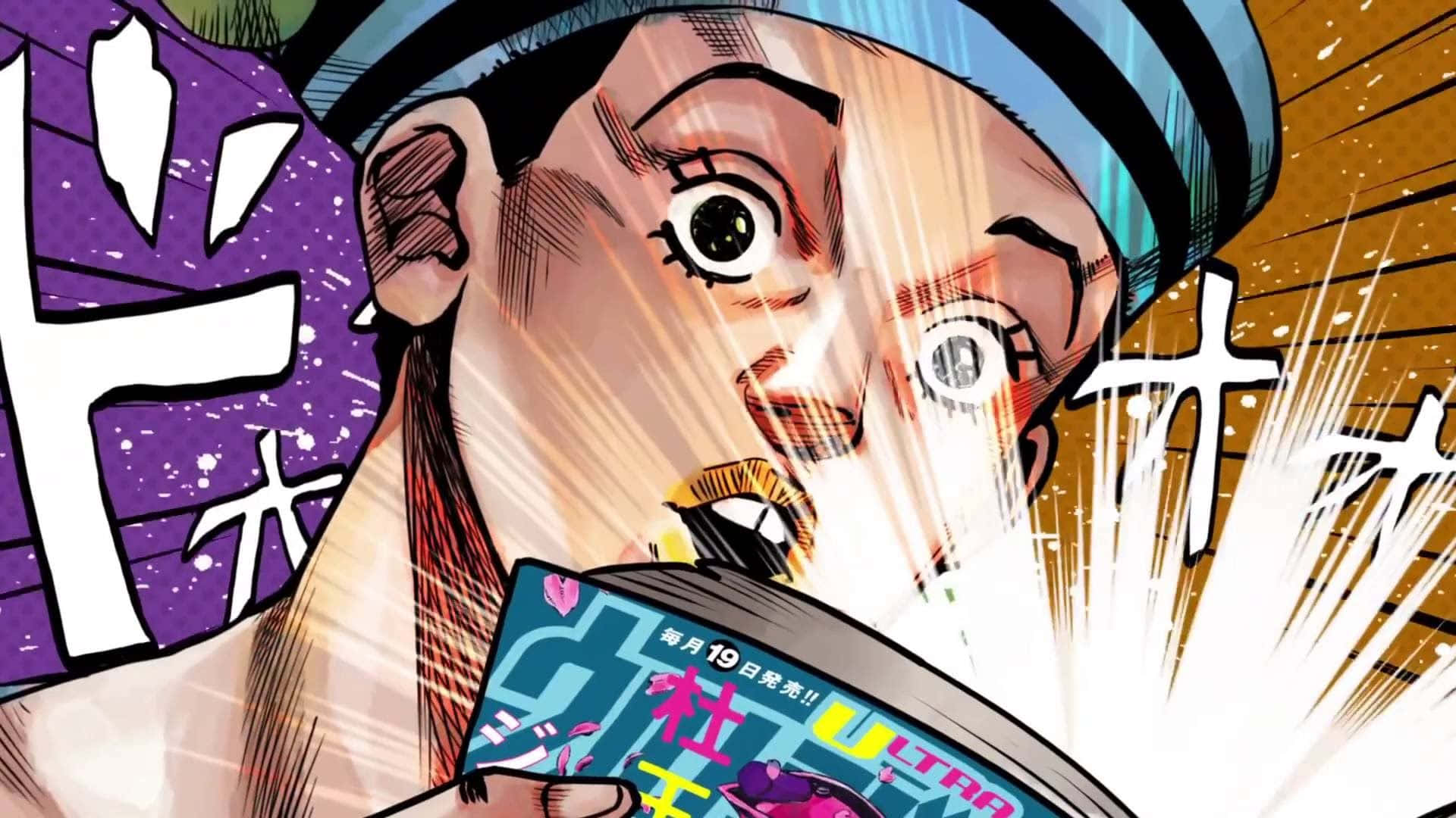 Gappy, the protagonist of Jojolion, unleashes his Stand Wallpaper