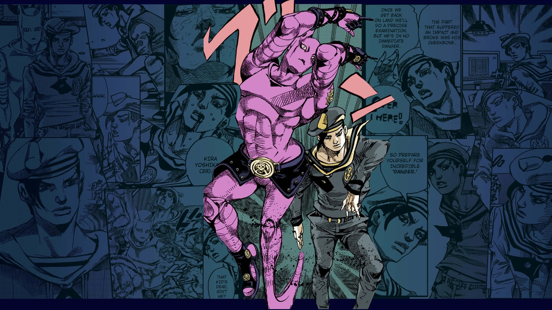 JoJolion 1920x1080 Wallpaper - A mysterious fusion of characters in the gripping JoJolion arc of JoJo’s Bizarre Adventure. Wallpaper