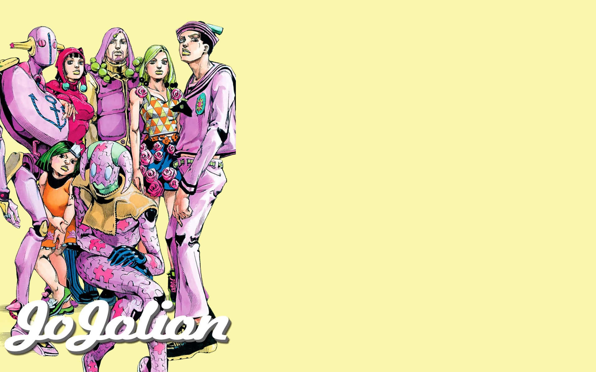 JoJolion Characters in Mysterious World Wallpaper
