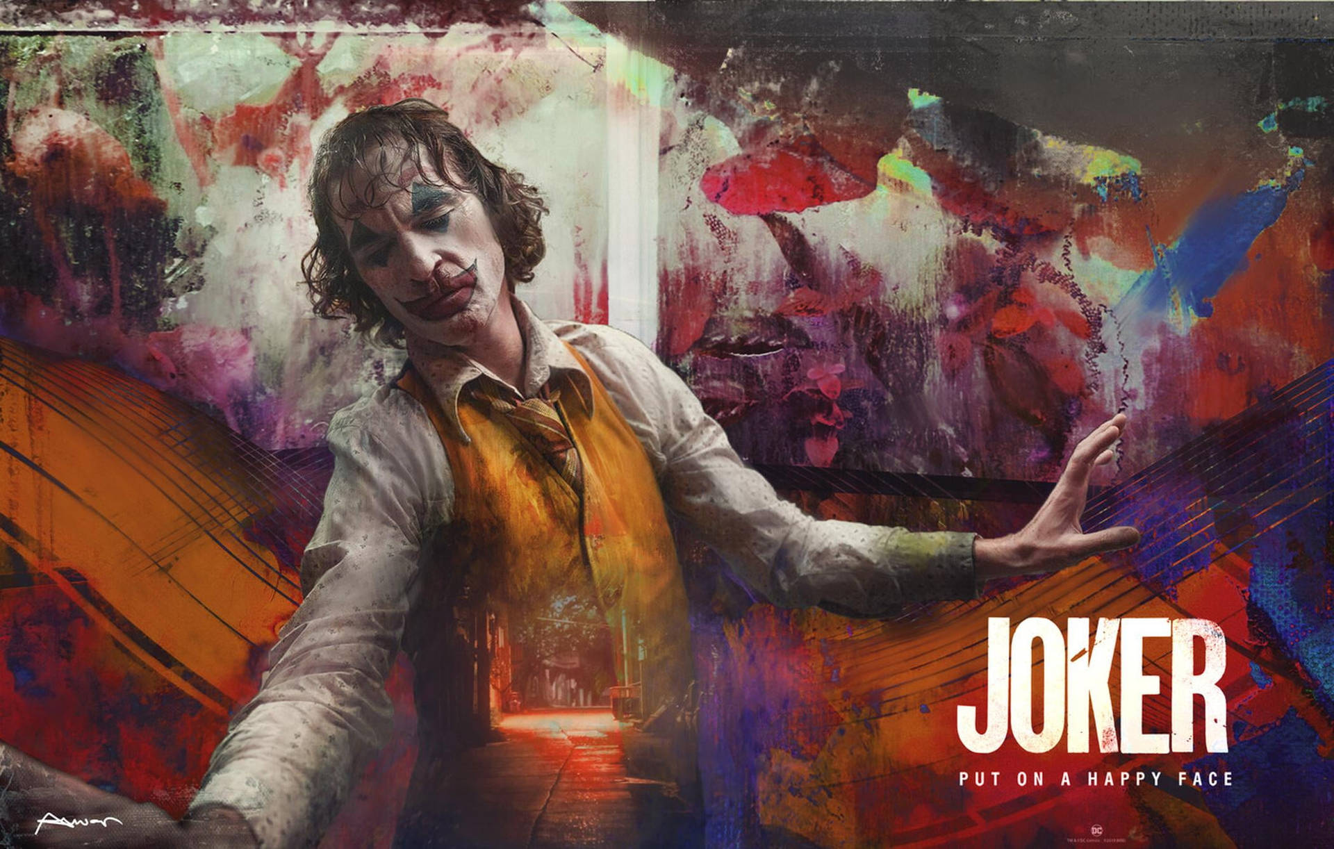 Joker 2020 Abstract Movie Poster Wallpaper