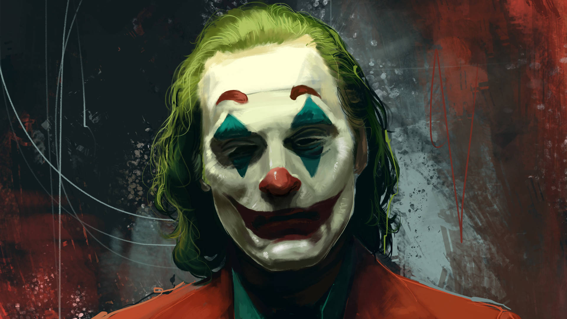 Joker 2020 Abstract Painting Wallpaper