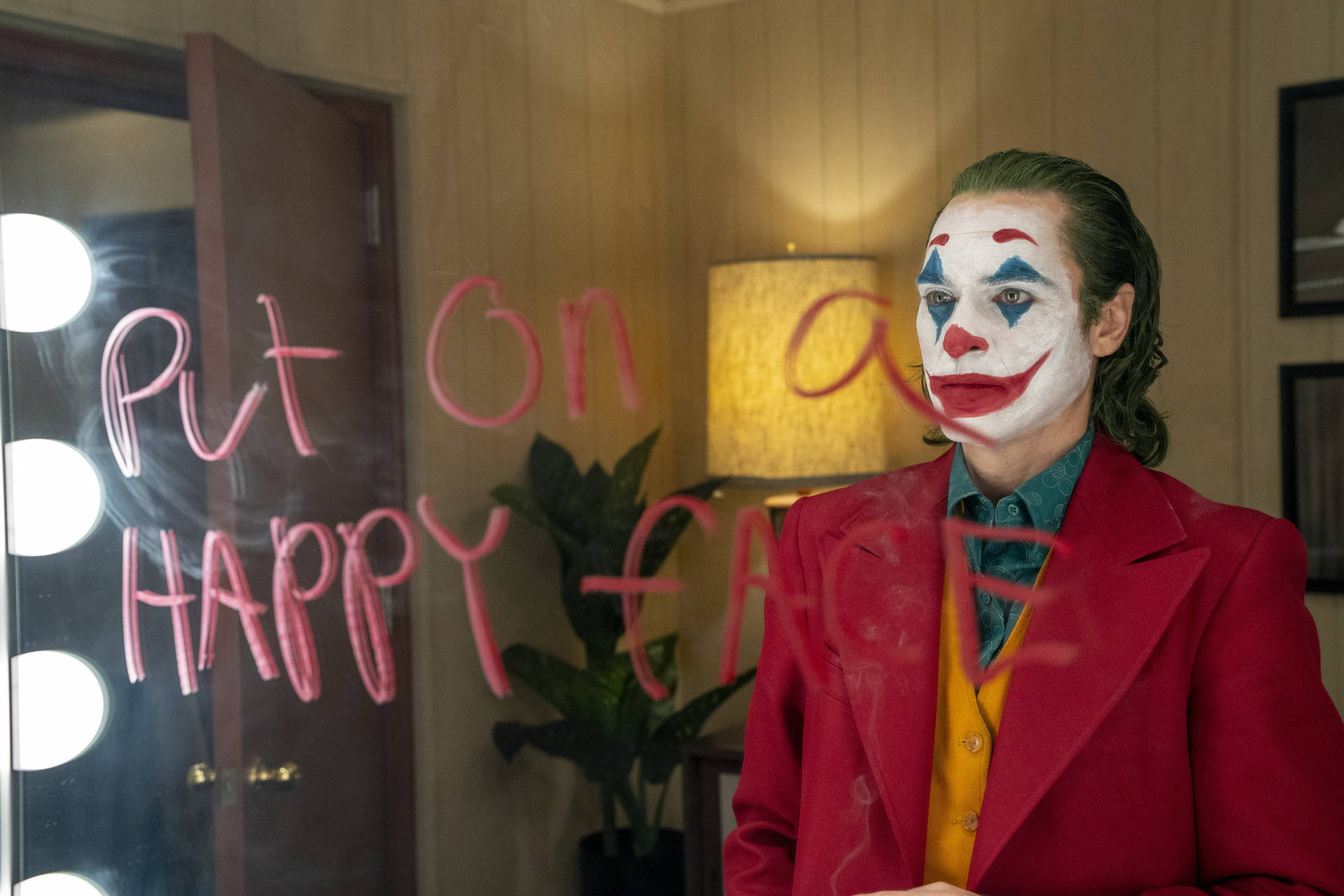 Joker 2020 Reflection In The Mirror Wallpaper