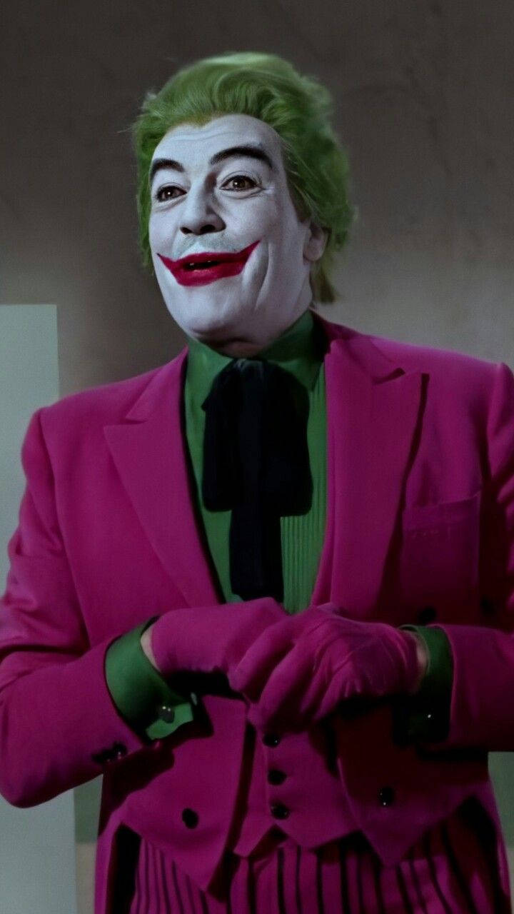 Jokerskådespelare Cesar Romero. Wallpaper