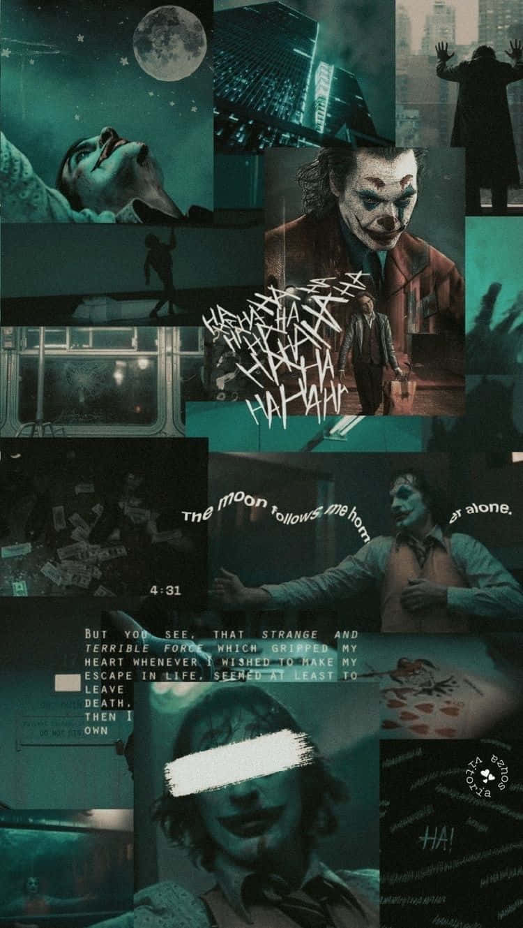Låtdin Inre Gotham-skurk Komma Fram Med Joker-estetik På Ditt Dator- Eller Mobilbakgrundsbild. Wallpaper