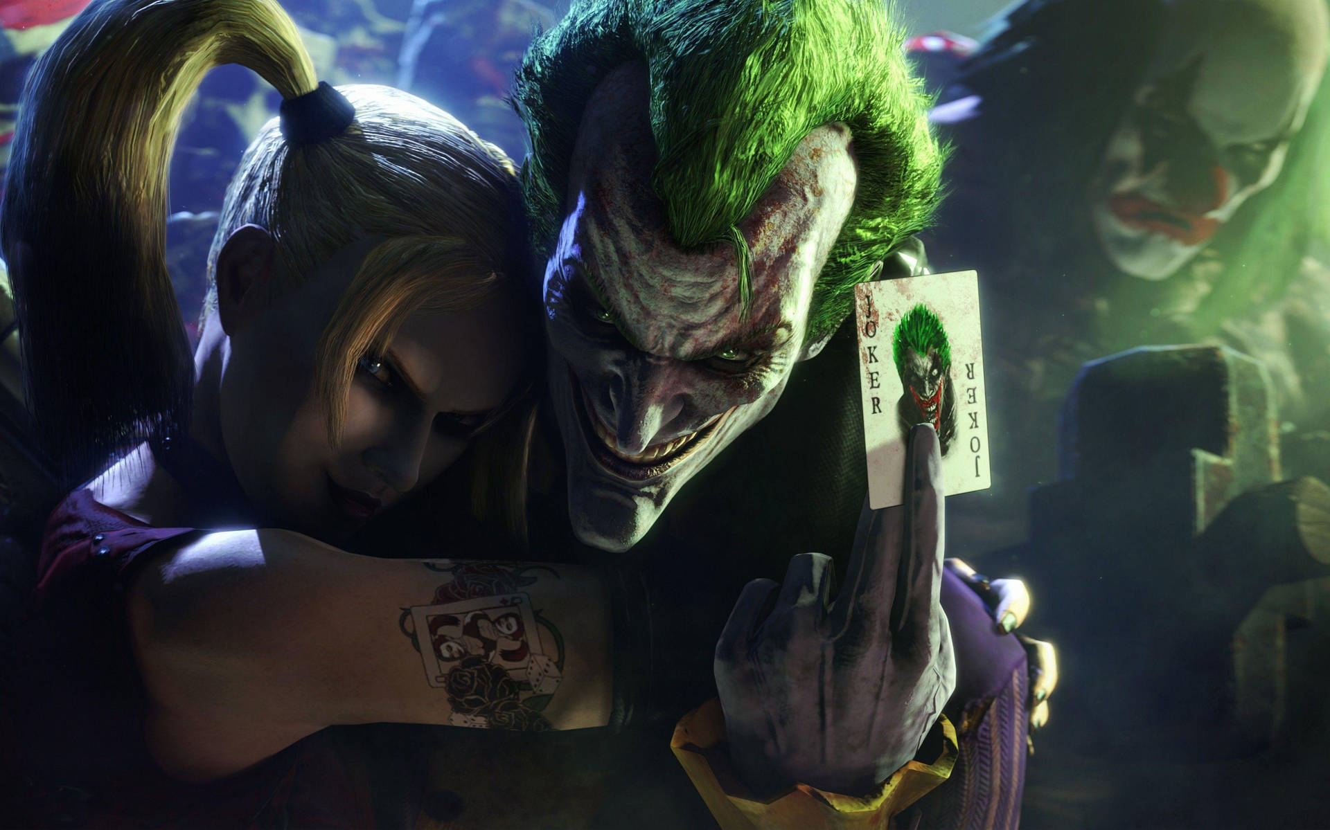 Joker And Harley Quinn 3d Wallpaper