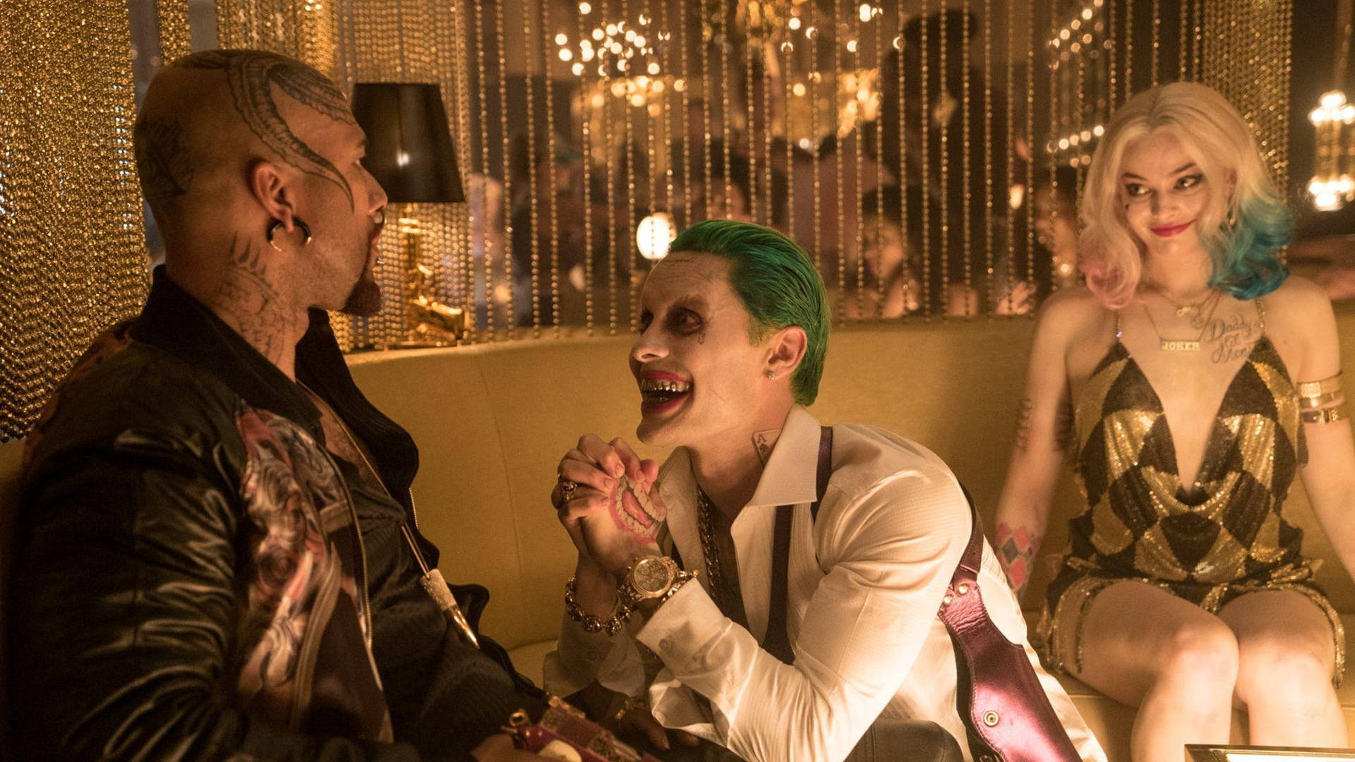 Joker And Harley Quinn Suicide Squad Scene Wallpaper