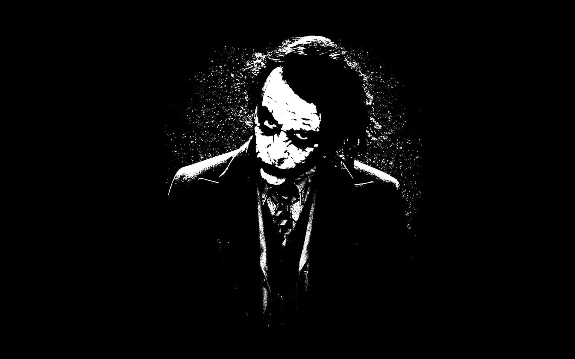 Artedinámico Del Joker Sobre Un Fondo Oscuro Fondo de pantalla