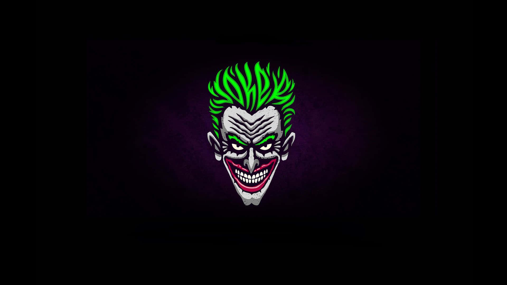 Vibrant Joker Artwork on a Dark Background Wallpaper