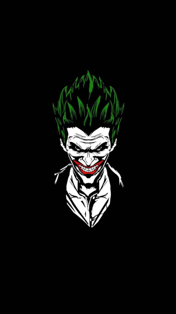 Unavibrante Y Psicodélica Ilustración Del Joker Fondo de pantalla
