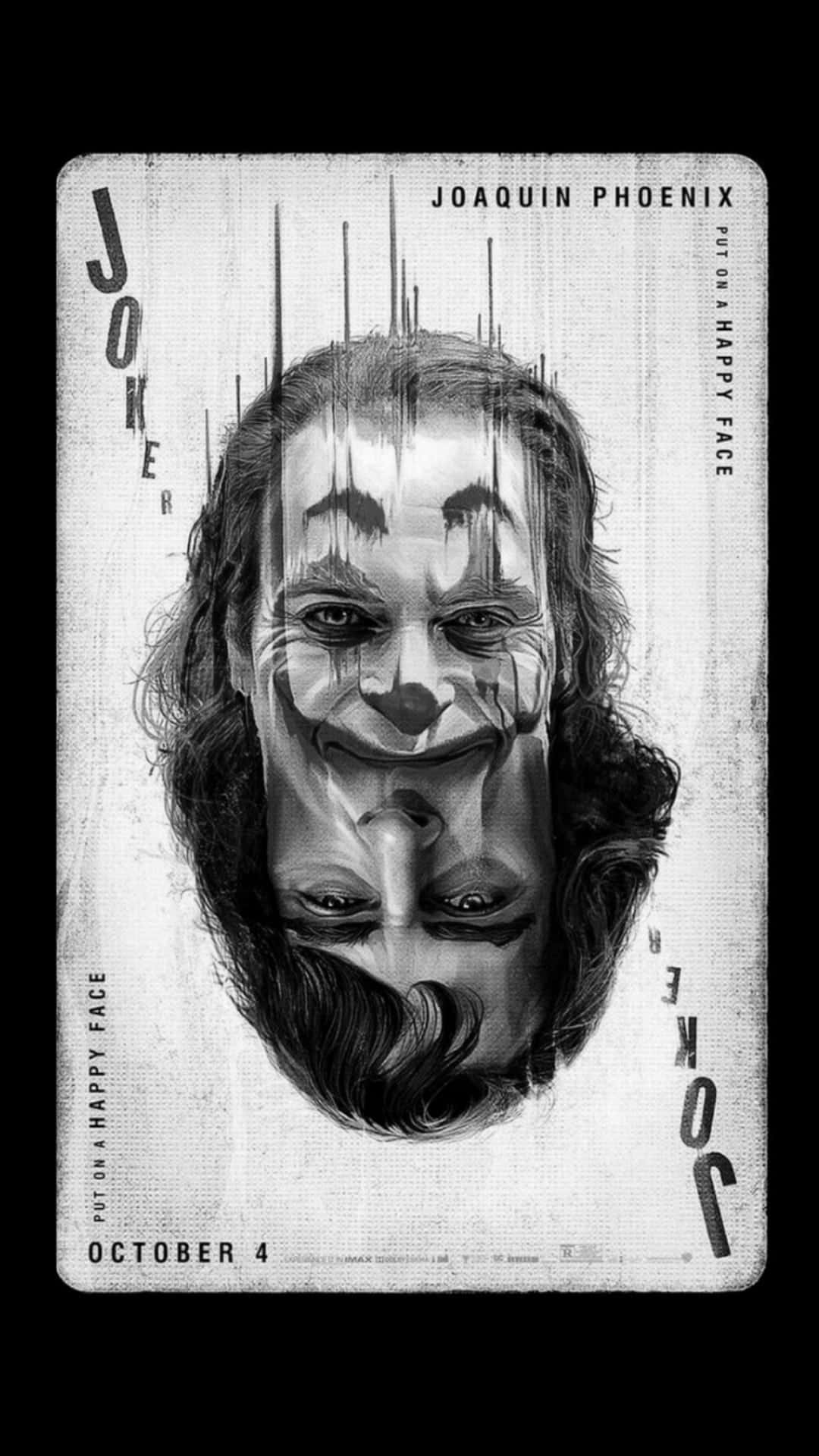 Enigmatic Joker Card in Vibrant Hues Wallpaper
