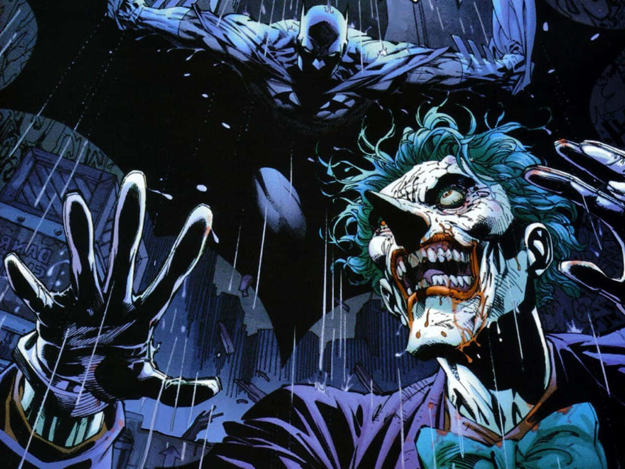 Unique Joker Comic Artwork Wallpaper
