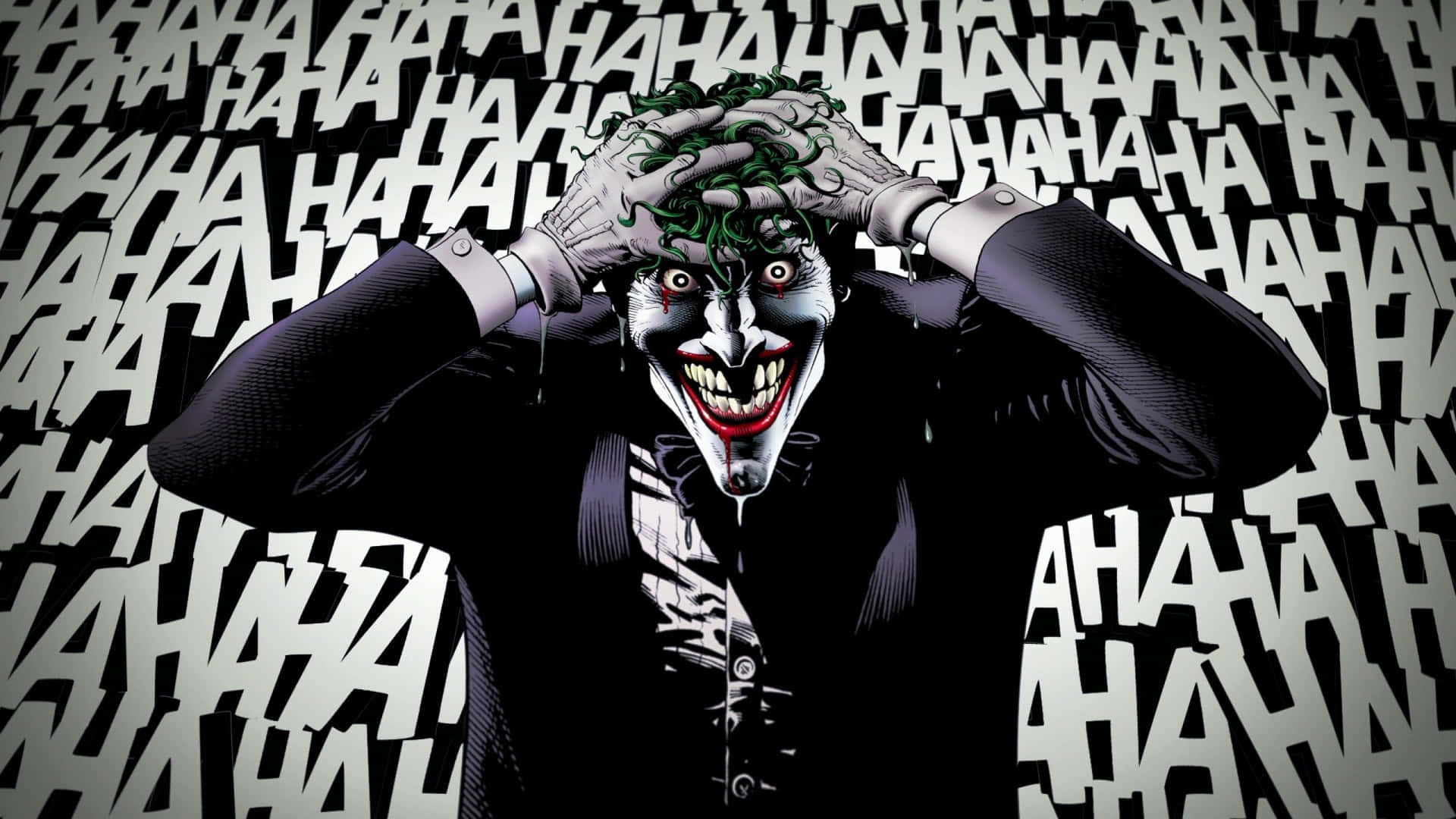 The Unsettling Laughter of the Joker Wallpaper