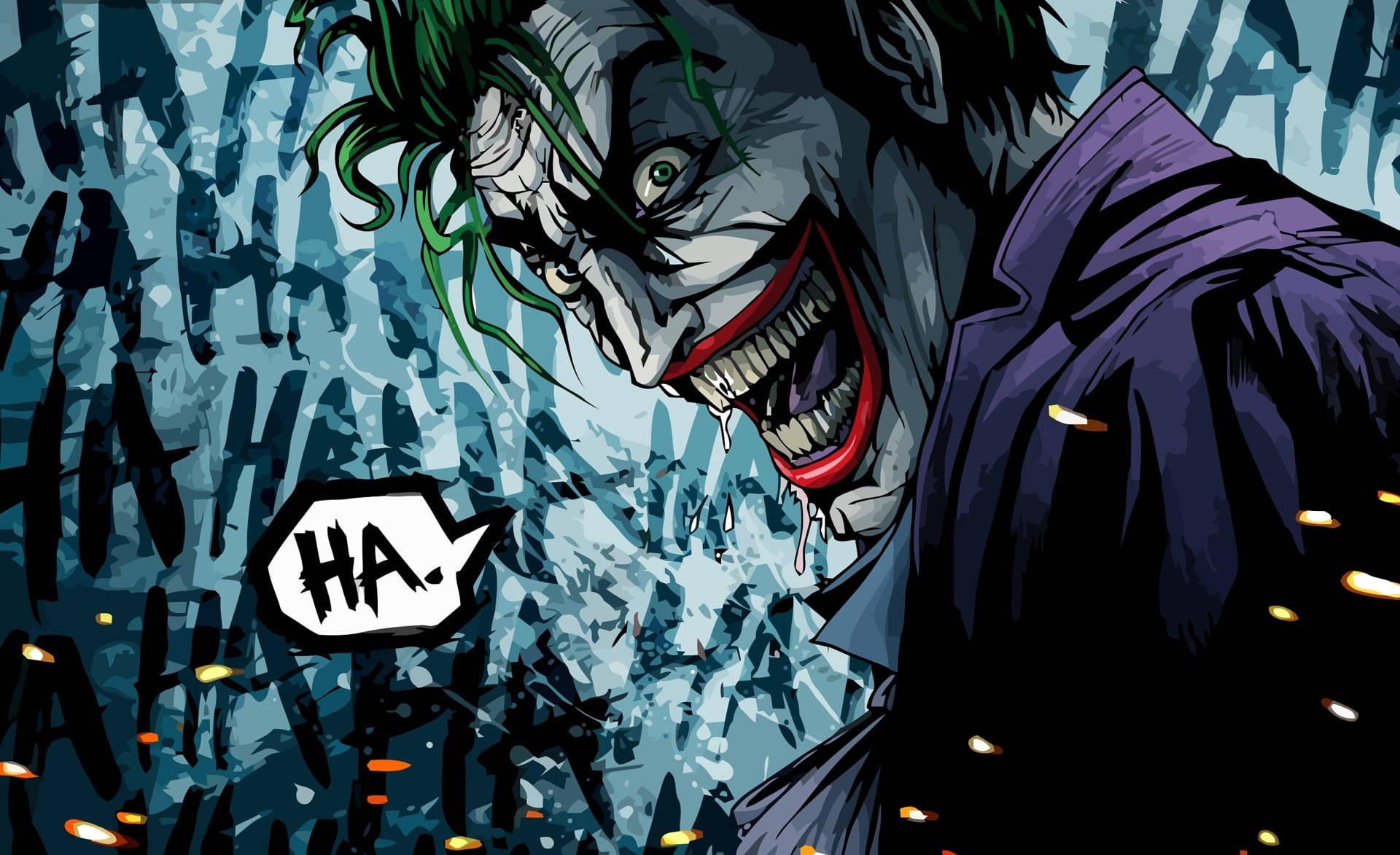 Joker Drawing Comic Wallpaper