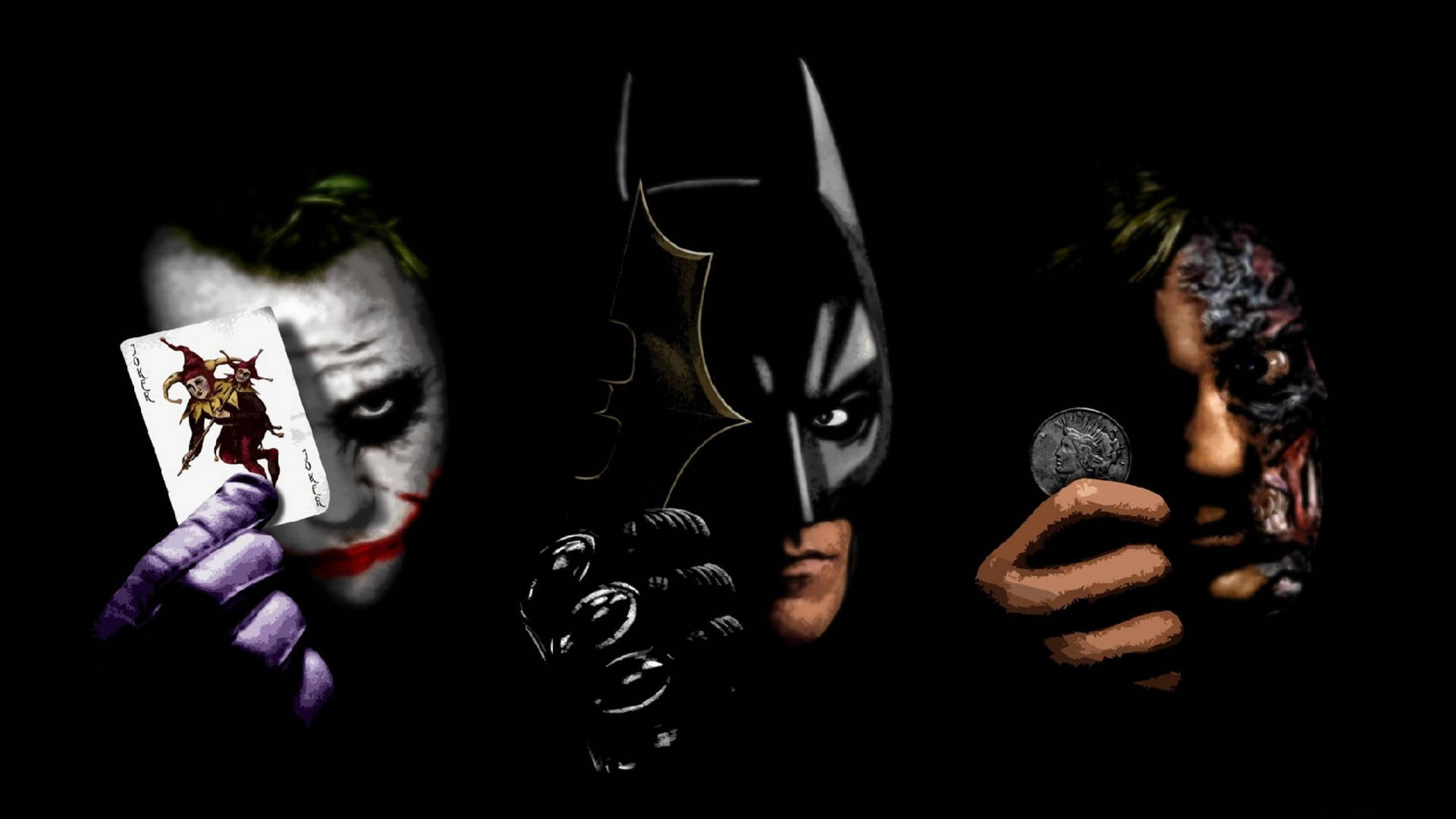 Joker Drawing Harvey Batman Wallpaper