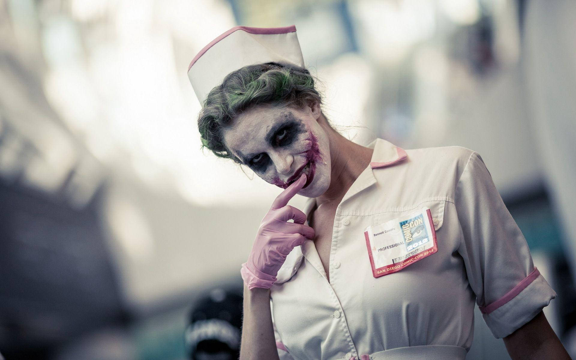 Joker Female Nurse Wallpaper