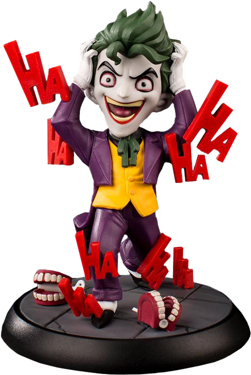 Joker Figure Laughing Mania PNG