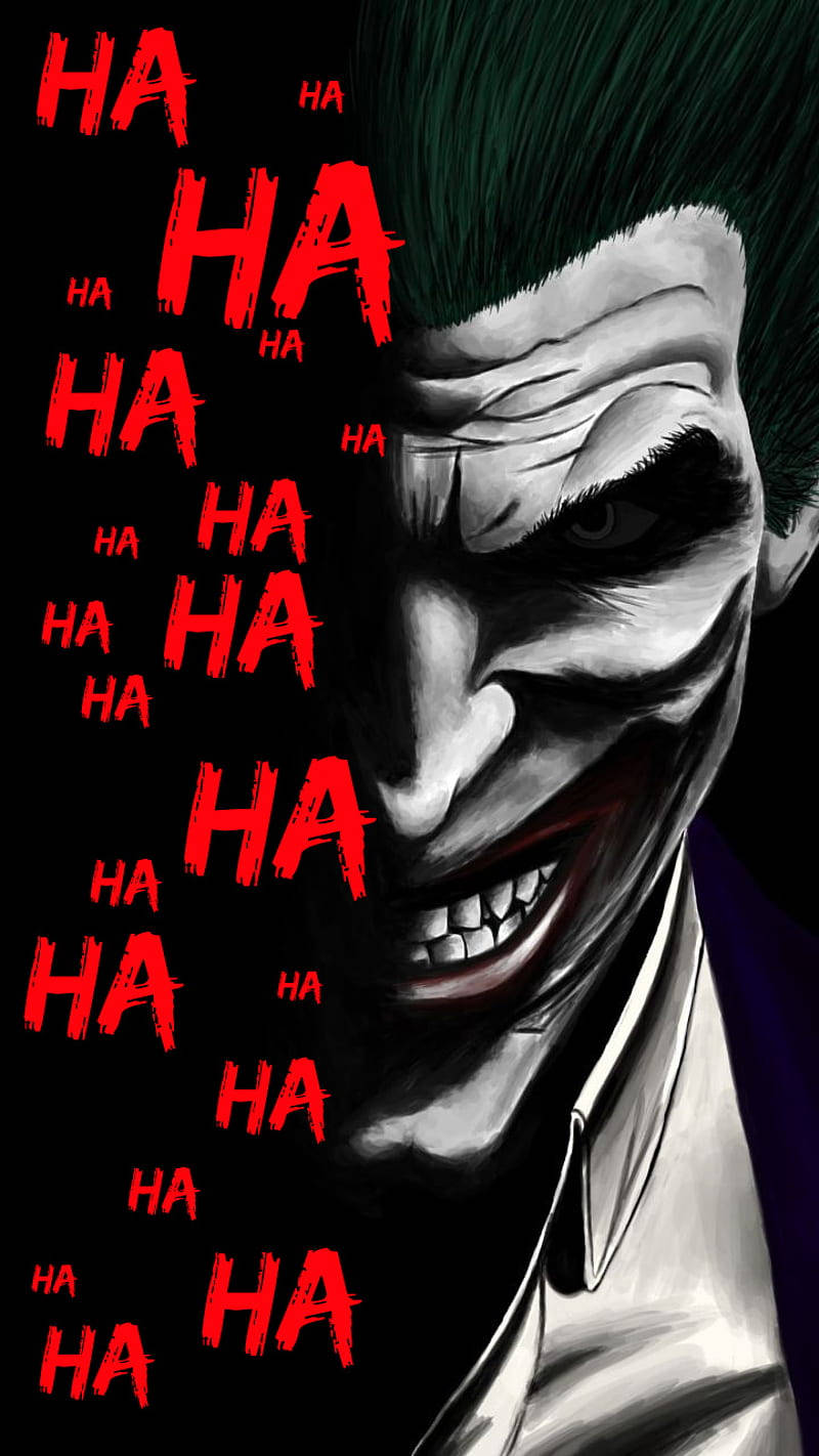 Joker Hahaha Digital Art