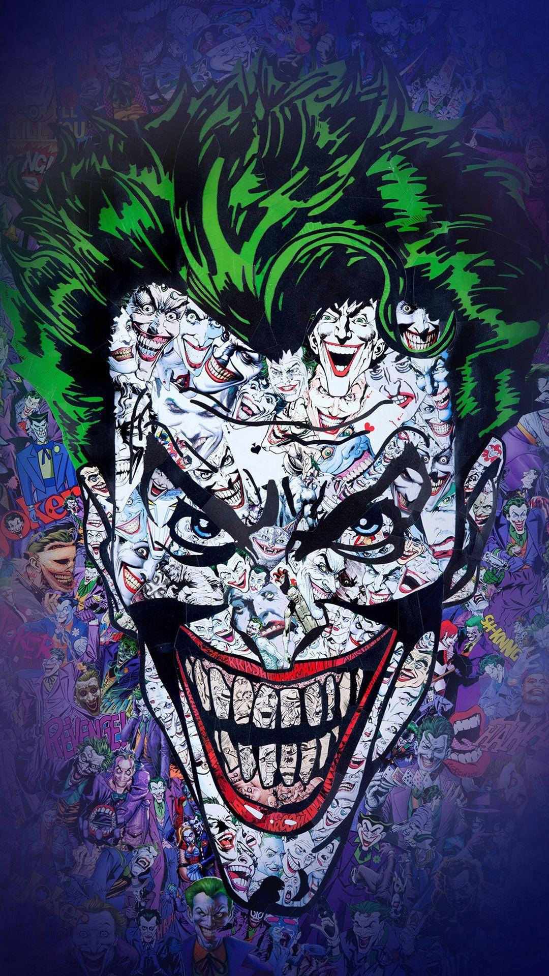 Joker iPhone Creepy Face Wallpaper