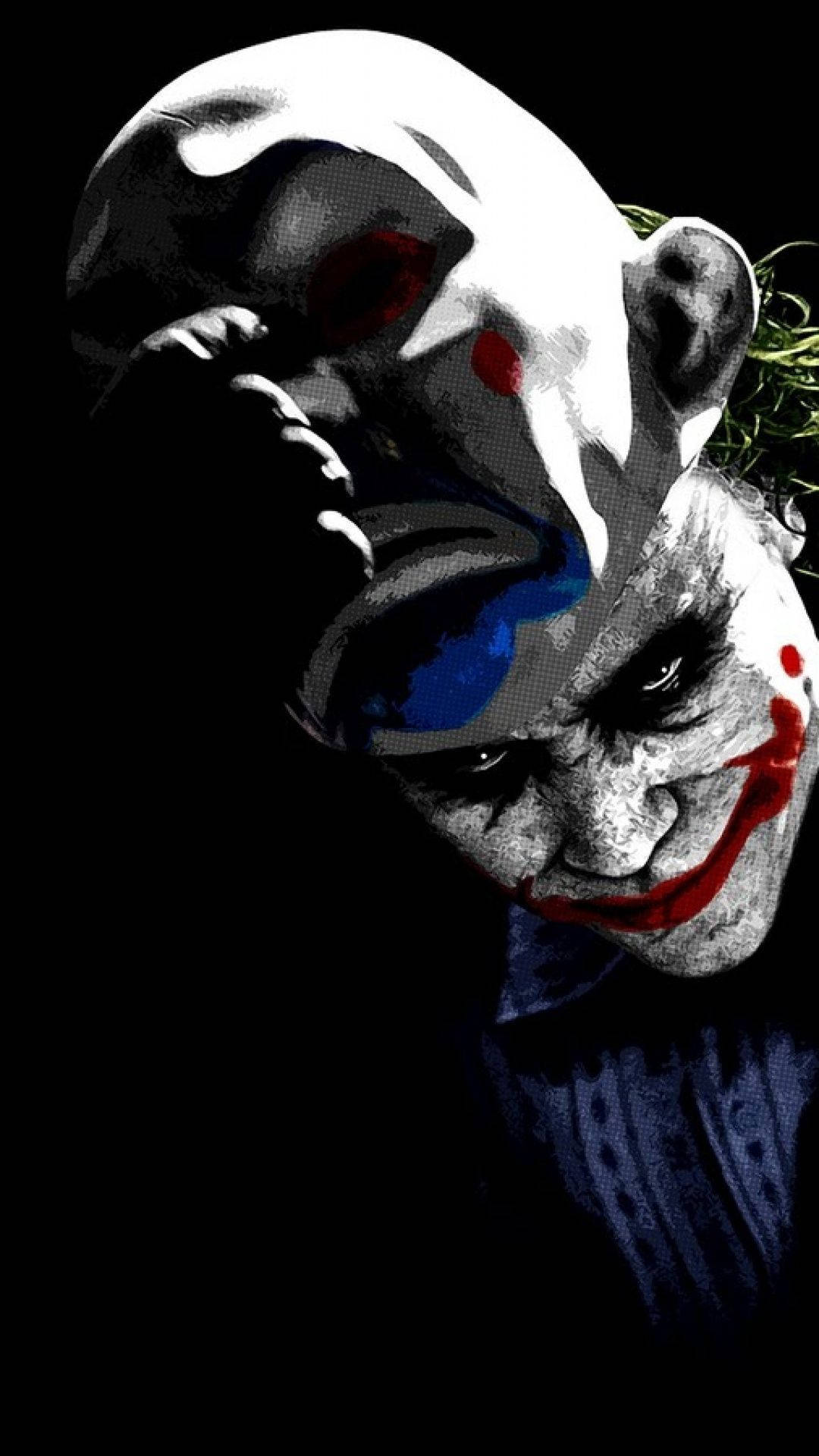 Captivating Joker Art for iPhone Screen Wallpaper