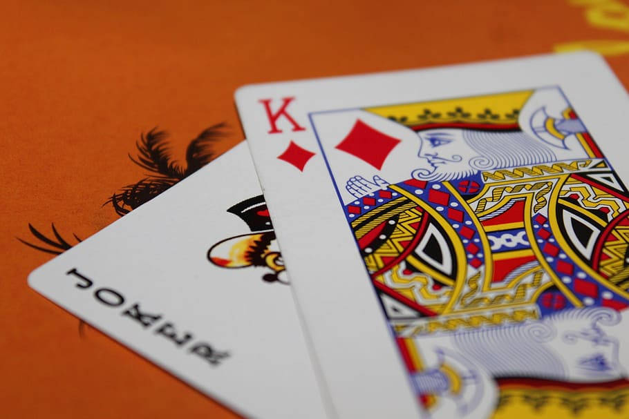 Joker King Blackjack Card Wallpaper