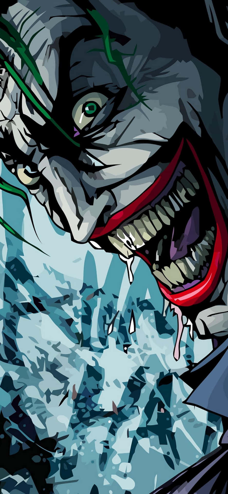 Joker Laughing Maniacally Wallpaper