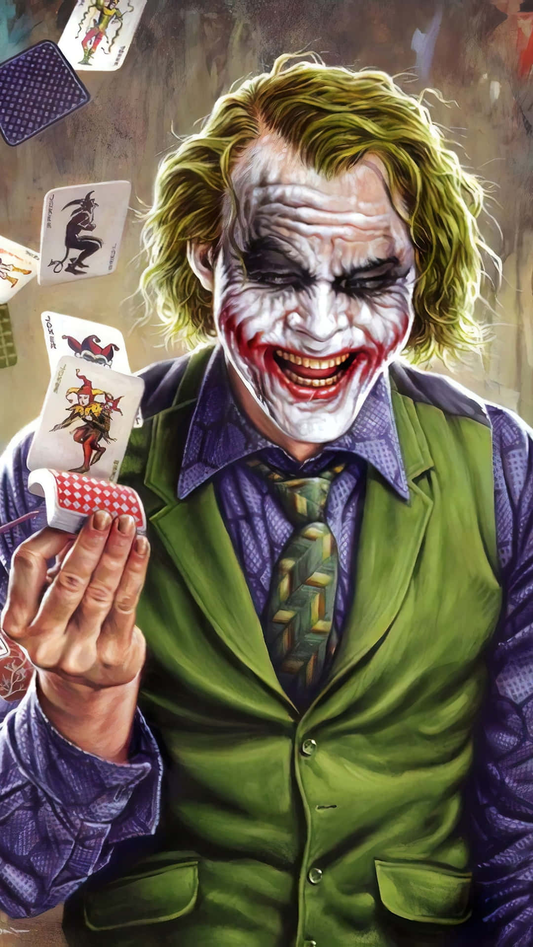 Captivating Joker Laughing Wallpaper Wallpaper
