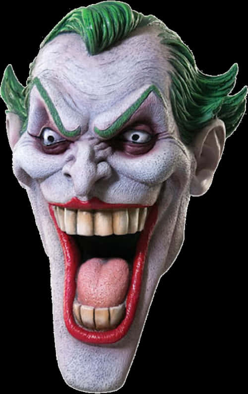 Joker Mask Open Mouth PNG