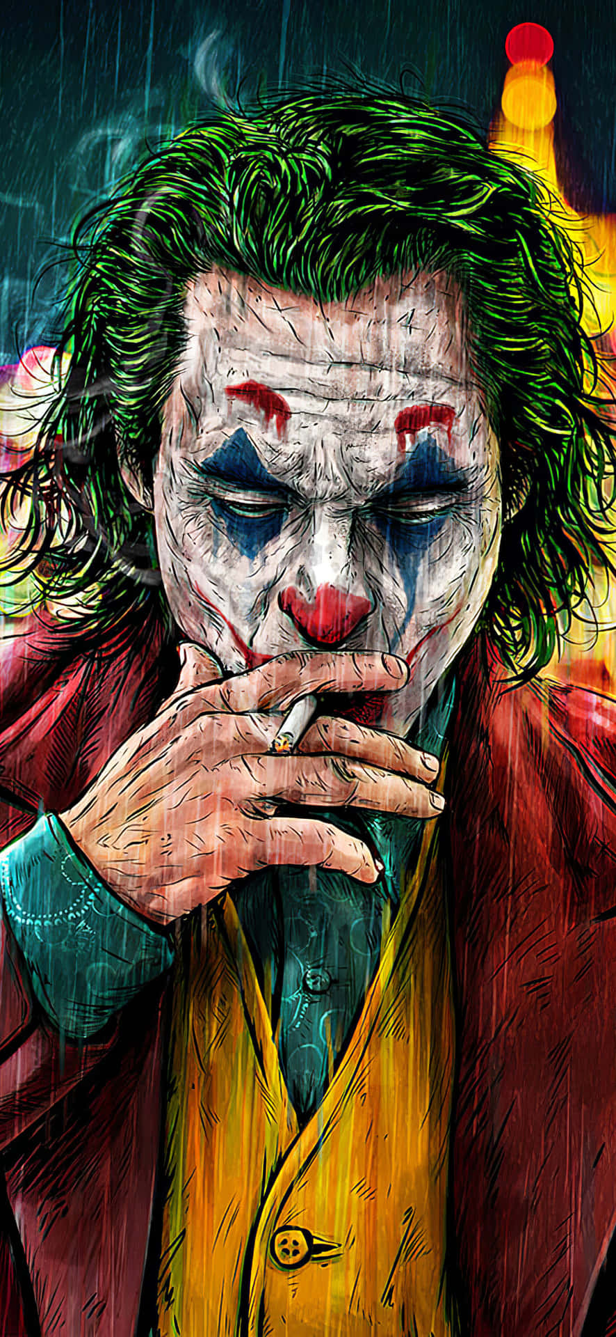 Captivating Joker Painting Wallpaper
