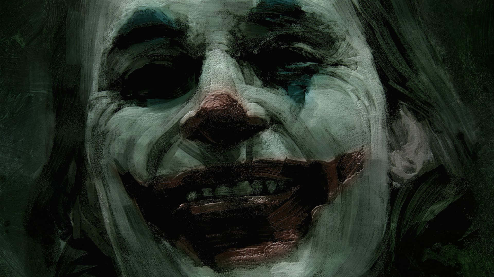 Incredible Joker Painting Showcasing Brilliant Artistry Wallpaper