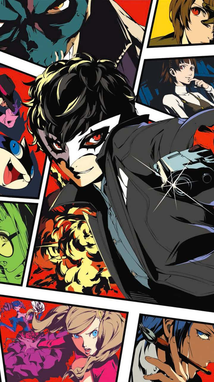 Joker Persona 5 Comic Book Aesthetic Wallpaper