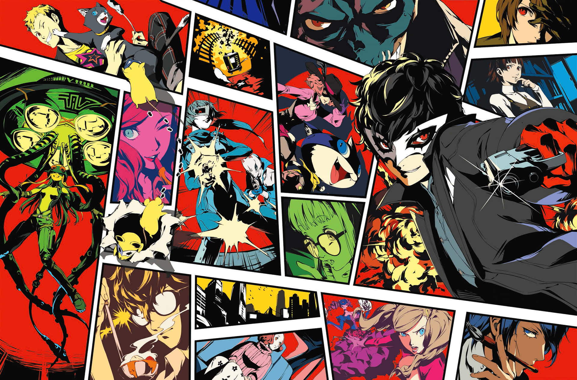 Klarför Strid - Joker Från Persona 5 Wallpaper